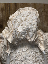 Load image into Gallery viewer, Silk with Venice lace overlay baptismal dress