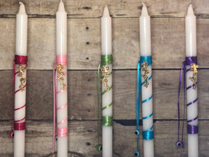 Cross, Branch, and Mati Collection - Easter Candle/lambatha