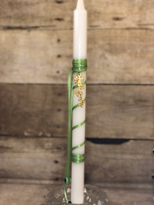 Cross, Branch, and Mati Collection - Easter Candle/lambatha