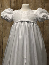 Load image into Gallery viewer, Silk Christening/Baptismal gown