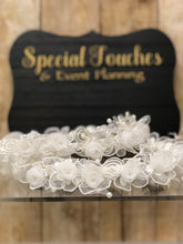 Load image into Gallery viewer, Stefana/Wedding Crowns - organza flowers and pearls